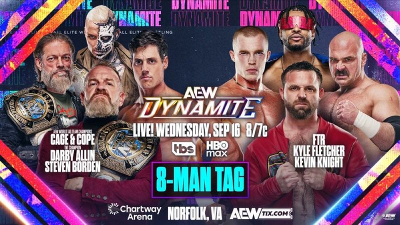 دليل عرض AEW Dynamite في 16 سبتمبر 2026: مواعيد البث، القنوات الناقلة، ومكان الإقامة