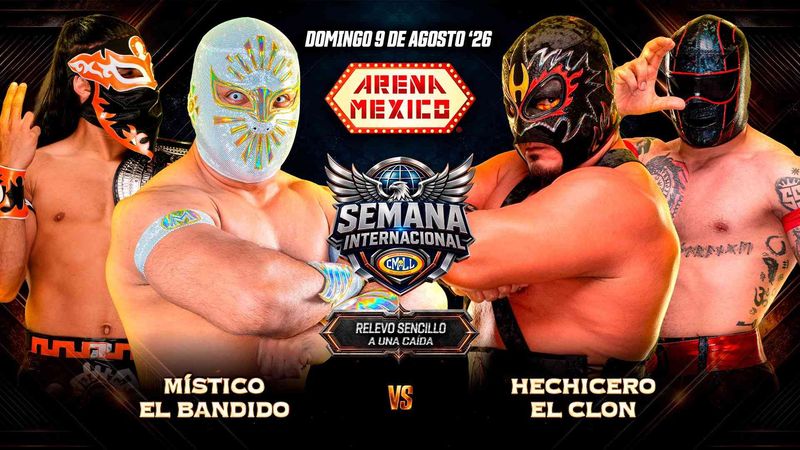 نتائج عرض CMLL Domingo Familiar (9 أغسطس 2026): ميستيكو وبانديدو يتألقان في أرينا المكسيك