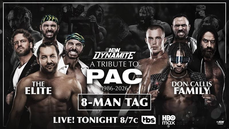 عودة فريق ذا إيليت ونزال مرتقب على البطولة القارية في عرض AEW Dynamite التكريمي لباك
