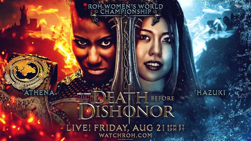 نتائج عرض ROH Death Before Dishonor (21 أغسطس 2026): بانديدو وأثينا يحتفظان بالألقاب العالمية.. وتتويج أكشن أندريتي وليثال تويست بأحزمة جديدة
