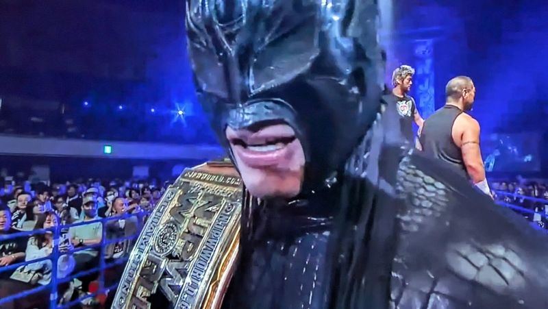 شون سكاي ووكر يهزم كونوسوكي تاكيشيتا ليظفر ببطولة NJPW التلفزيونية في عرض Destruction in Kobe