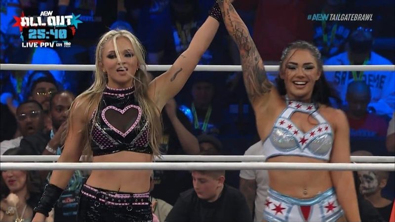 فريق Sisters Of Sin يحقق الفوز في عرض AEW All Out