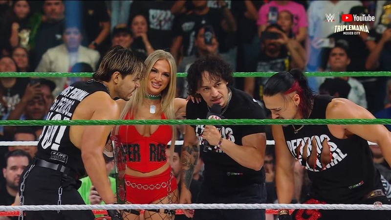 فريق بيروس ديل مال يثير الفوضى ويوجه رسالة نارية في عرض AAA TripleMania 34