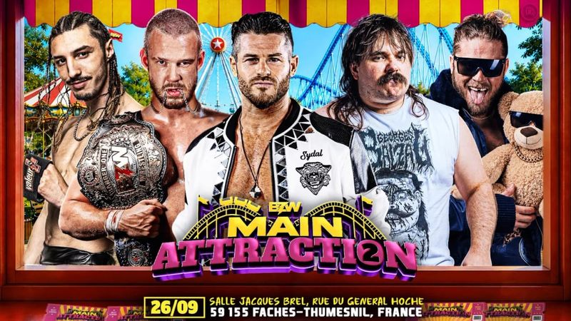 نتائج عرض BZW Main Attraction 2 (26 سبتمبر 2026): فوز كونور ميلز في الحدث الرئيسي