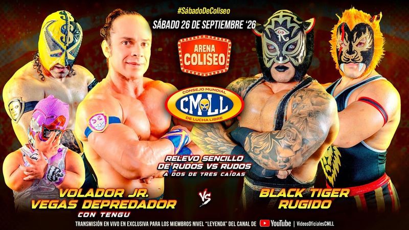 نتائج عرض CMLL Sábado De Coliseo (26 سبتمبر 2026): فوز أتلانتيس وبلو بانثر وإسفينغي في الحدث الرئيسي