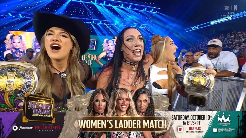 جايسي جاين تتأهل لنزال حقيبة موني إن ذا بانك للسيدات في عرض WWE SmackDown القادم