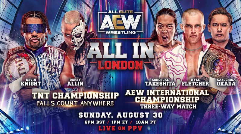 رسميا: AEW تعلن عن مواجهتين ناريتين جديدتين على الألقاب في عرض ALL IN
