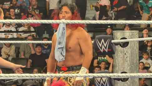 كيان جديد في الحلبات.. الياباني كيوكي (هيرومو تاكاهاشي) يخوض أول نزالاته في WWE قبل انطلاق البث التلفزيوني لعرض WWE RAW