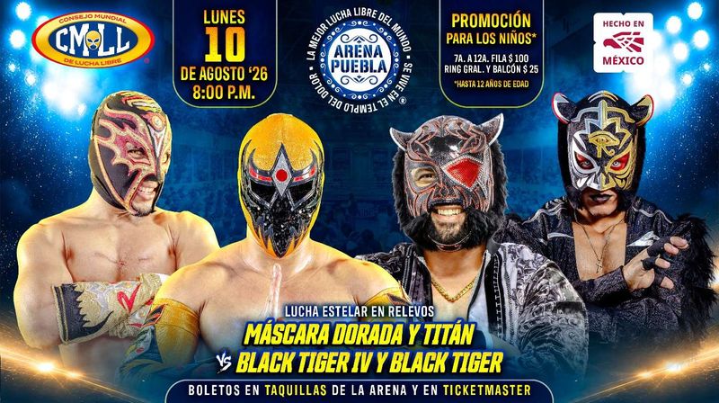 نتائج عرض CMLL Lunes Clásico (10 أغسطس 2026): مفاجأة ثنائي التيجريس نيجروس وتألق تمبلاريو وإسفينجي