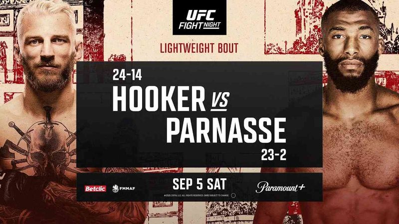 نتائج عرض UFC Fight Night 287: صلاح الدين بارناس يسحق دان هوكر بالضربة القاضية في باريس