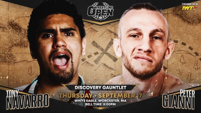 نتائج عرض Wrestling Open (18 سبتمبر 2026): بيير جاني يواجه توني نافارو.. وبير برونسون يدافع عن اللقب ضد 23 هازارد