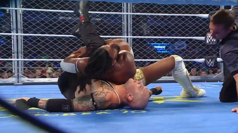 تريك ويليامز يهزم بارون كوربين في نزال قفص حديدي ضمن عرض WWE SmackDown ويحتفظ ببطولة الولايات المتحدة