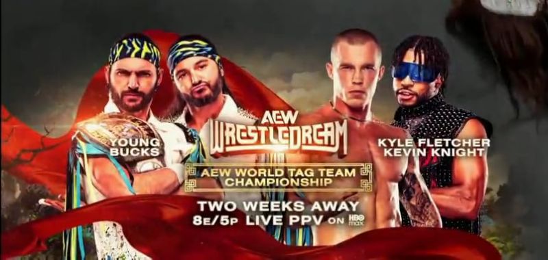 ذا يانغ باكس يدافعان عن بطولة AEW العالمية للفرق ضد كيفن نايت وكايل فليتشر في عرض AEW WrestleDream