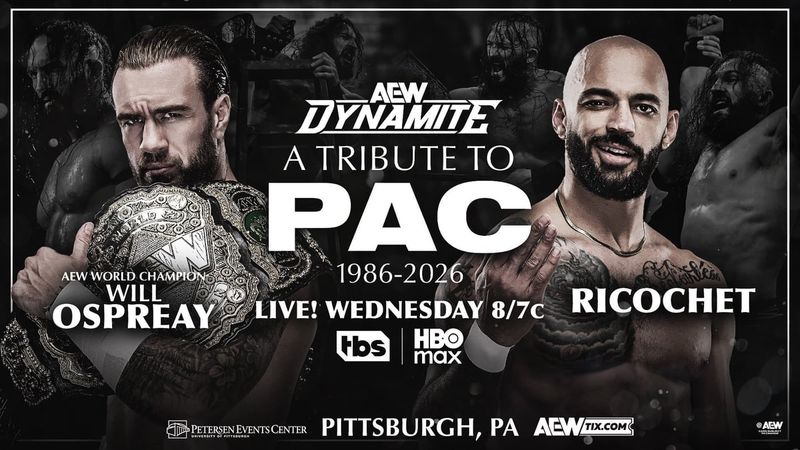 الإعلان عن نزال ويل أوسبراي ضد ريكوشيه في عرض AEW Dynamite القادم