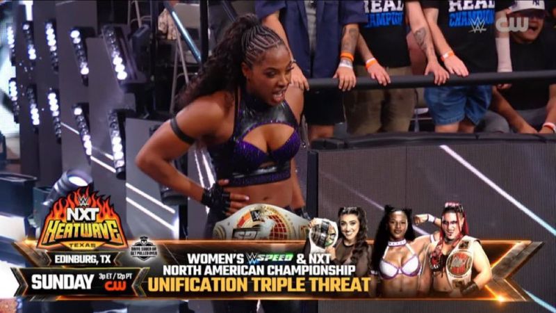 كالي أرمسترونغ تقتنص بطاقة التأهل لنزال توحيد الألقاب في عرض NXT Heatwave