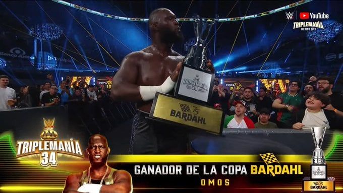 العملاق أوموس يهيمن ويكتسح عرض AAA Triplemania 34 بتحقيق إنجاز تاريخي