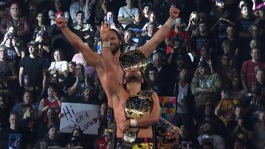 فريق ذا يانغ باكس يتوج ببطولة AEW العالمية للفرق للمرة الرابعة في عرض AEW All Out