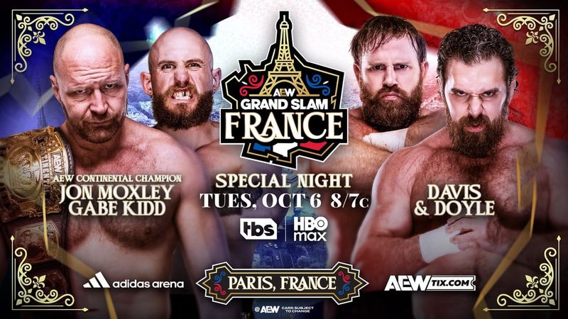 جون موكسلي وجيب كيد يشكلان فريقا في عرض AEW Grand Slam France