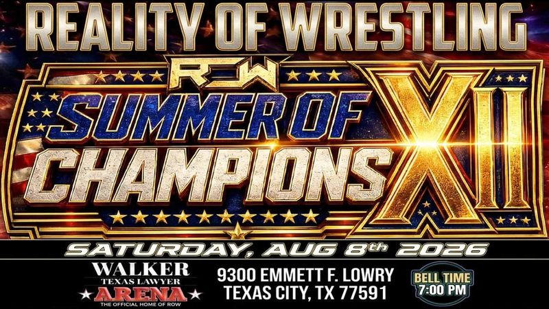 نتائج عرض ROW Summer Of Champions XII (9 أغسطس 2026): نجوم NXT يقتنصون الذهب وتتويجات جديدة بالألقاب