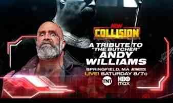 وفاء لمسيرته.. AEW يعلن رسميا عن تكريم خاص للراحل ذا بوتشر آندي ويليامز في عرض Collision القادم