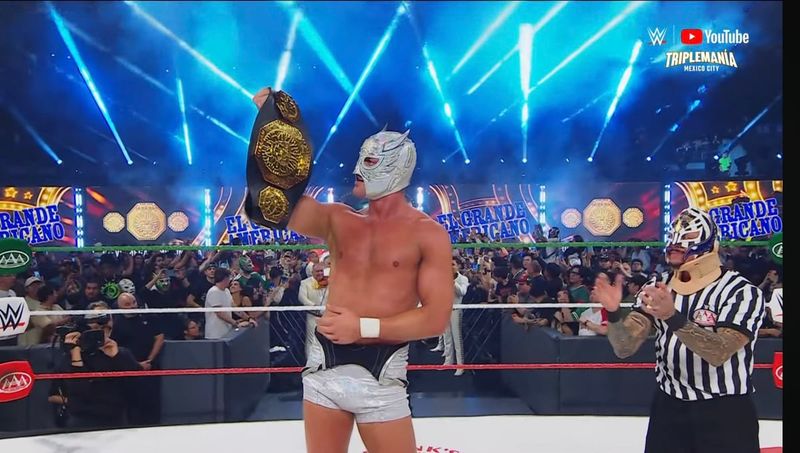 إل غراندي أمريكانو يطيح بدومينيك ميستيريو ويتوج ببطولة AAA Mega في عرض AAA TripleMania