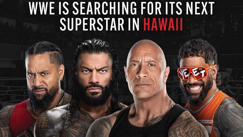 WWE تروج رسميا لمشاركة الأسطورة ذا روك في تجارب أداء واختبارات المواهب في هاواي