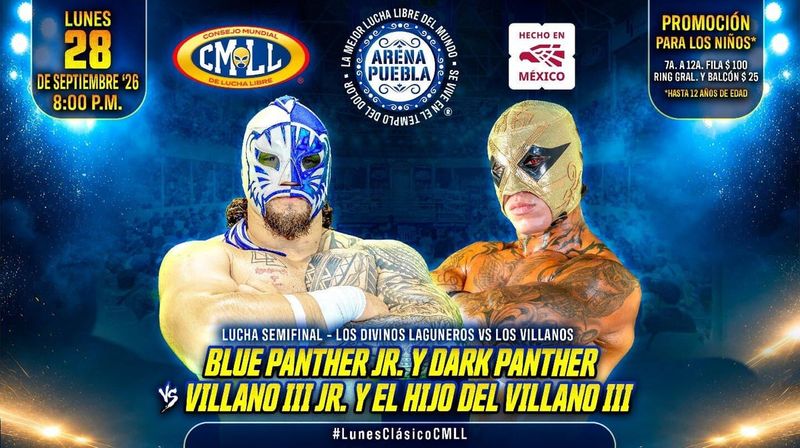 نتائج عرض CMLL Lunes Clásico (28 سبتمبر 2026): فوز زاندوكان جونيور وأولتيمو غيريرو وباربارو كافيرناريو في الحدث الرئيسي