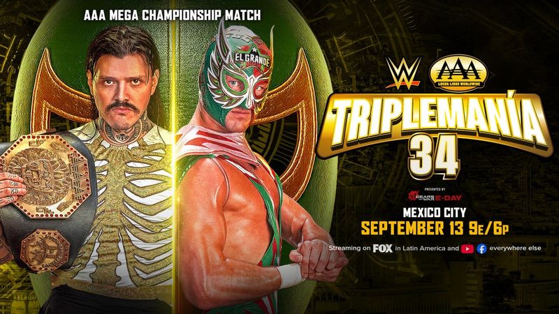 نتائج عرض AAA Triplemania 34 (الليلة الثانية): تتويج إل غراندي أمريكانو باللقب